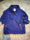 Next Coat Blue Womens 100% Cotton Rolled Up 3/4 Sleeves Full Zip Zip Pockets 