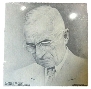 Harry S. Truman, The Man... The Legend, Rare Collector's Edition Vinyl LP - Picture 1 of 8