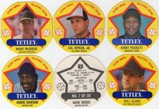 Roger Clemens #8 1989 Tetley Tea disc