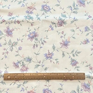 1.1 YD Vintage Floral Decor Fabric Heavy Weight Polished Cotton - Picture 1 of 5