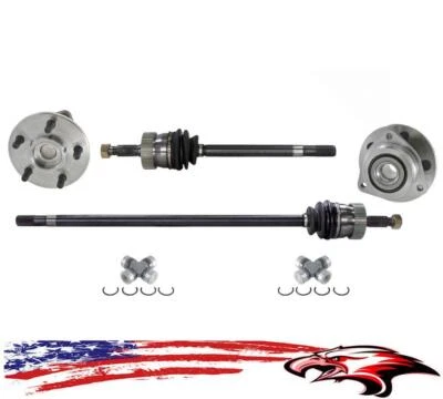 New Front Axles Wheel Hubs & U Joints for Jeep Cherokee 90-98 4 Wheel Drive 4x4 - Image 1 of 4