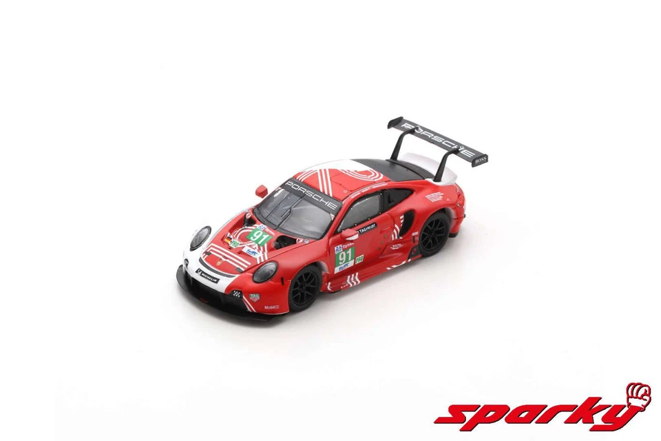 Spark 1/64 Porsche 911 RSR-19 #91 1st Hyperpole LMGTE Proclass Le Mans 2020 Y222 - Immagine 1 di 1