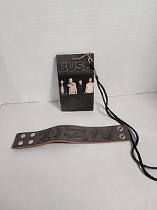 Pulsera Bush Vip Lantlyard y cuero firmada - Imagen 1 de 6