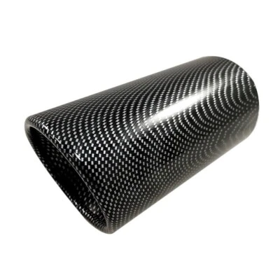 Exhaust cover stainless steel carbon for Nissan Micra Almera Bluebird Navara Note - Image 1 of 4