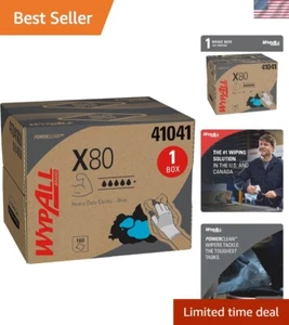 PowerClean X80 HydroKnit Industrietücher, 160 Blatt/Box, langlebig und saugfähig - Bild 1 von 11