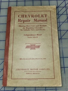 1931 Chevrolet Independence AE LT Series Repair Manual Original - Picture 1 of 1