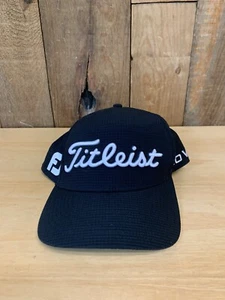 Titleist FootJoy Pro V1 Golf Hat Black Snapback Adjustable  - Picture 1 of 8