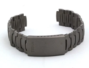 Titan Watch Band Folding Clasp 18 Mm Titan Band Link Bracelet - Picture 1 of 5