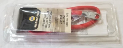 Napa 781157 781-157 Mileage Plus Red Positive Battery Cable 24" 4 Ga Gauge - Image 1 of 4