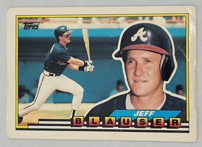 1989 Topps Big ~Jeff Blauser ~ 2B/SS~ #317 ~ Atlanta Braves ~ Comic Back - Image 1 of 4