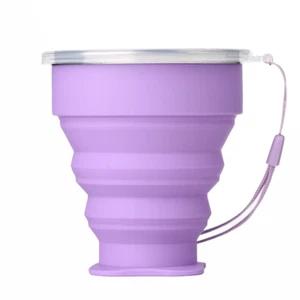 Portable 200ml BPA-Free Silicone Folding Cups for Travel and Outdoor Use - Picture 1 of 12