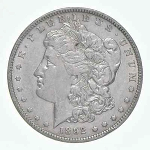 1892 MORGAN SILBER DOLLAR TOP ZUSTAND - Bild 1 von 2
