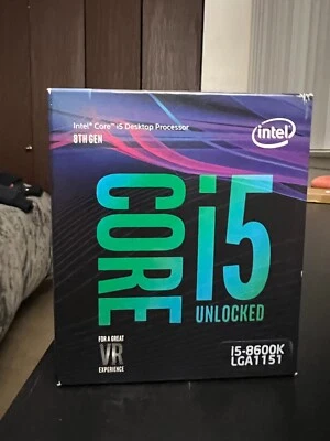 Procesador Intel BX80684I58600K Core i5 8600K 3,6 GHz LGA 1151 hexa-core Foto 1 de 2