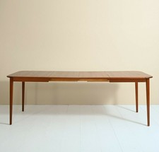 MidCentury Tavolo scandinavo allungabile in teak, design danese retrò scandi