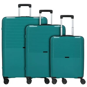 d & n Travel Line 4000 4-Rollen Kofferset 3tlg. #DN-4000 (grün) - Bild 1 von 6