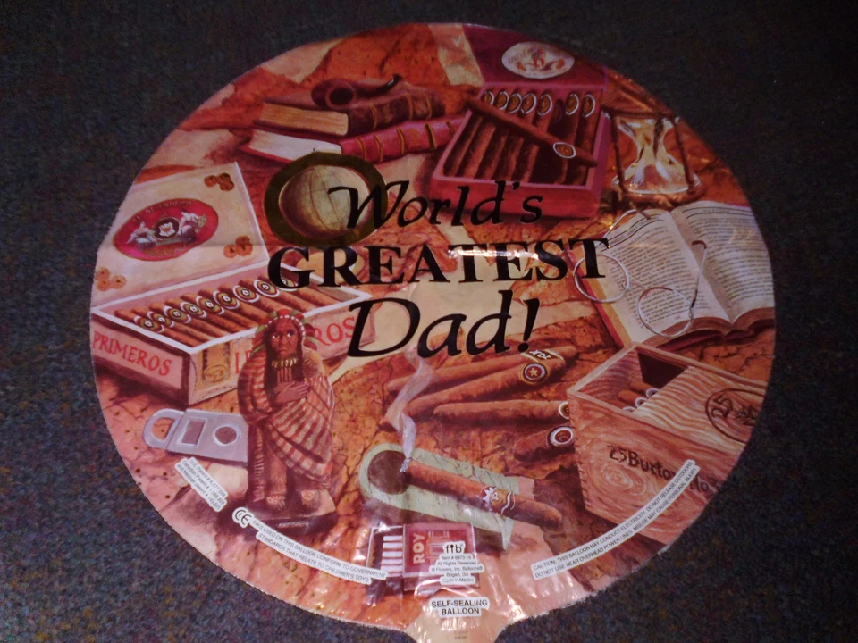 Globo Mylar World's Greatest Dad Foto 1 de 1