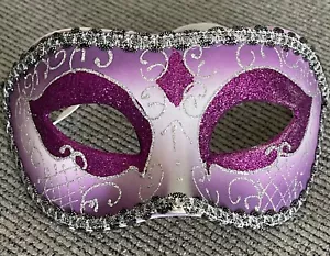 Máscara de Mascarada, Yeso Moldeado-A-París Pintado a Mano Elegante y Misterioso - Imagen 1 de 7