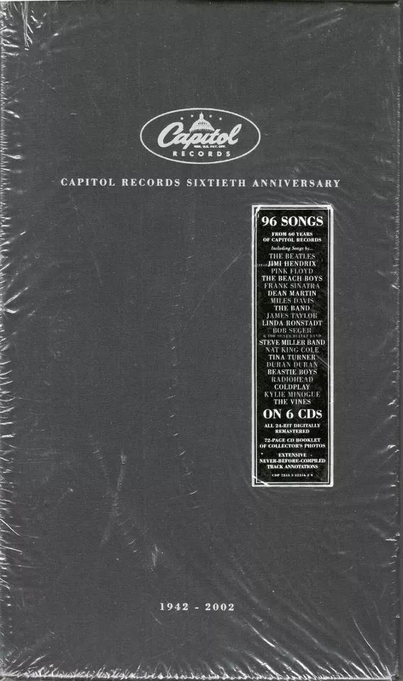 CAPITOL RECORDS 60TH ANNIVERSARY CD BOXED SET 1942-2002 –STILL SEALED –FREE SHIP - Image 1 of 2