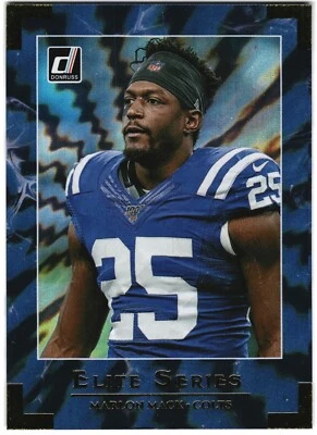 2020 Panini Donruss Marlon Mack Elite Series Indianapolis Colts #ES-MM - Image 1 of 2