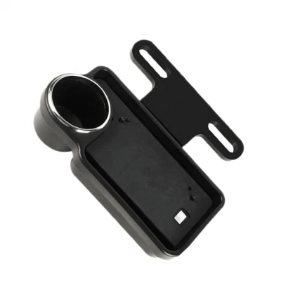 Seat Back Headrest Tray Car Foldable Cup Holder Food Drink Table Mount Travel - Image 1 of 4