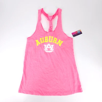 Auburn University AU Braided Back Tank Top Women's Large Pink Colosseum NWT NEW - Image 1 of 4
