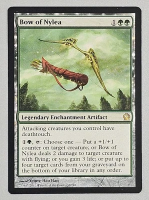 MTG Magic the Gathering Bow of Nylea (153/260) Theros LP - Image 1 of 2