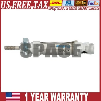 NEW FESTO 19198 DSNU-16-10-P-A Pneumatic Cylinder Control Valve - Image 1 of 4