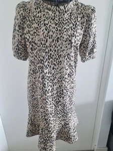 River Island Animal Print Dress Size 6 /8 - Picture 1 of 4