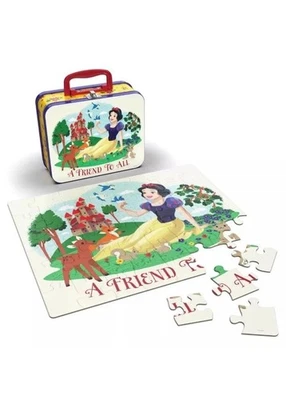 Disney Spinmasters Princesa Blancanieves 48 Piezas Rompecabezas Lata Fiambrera Nuevo Foto 1 de 4