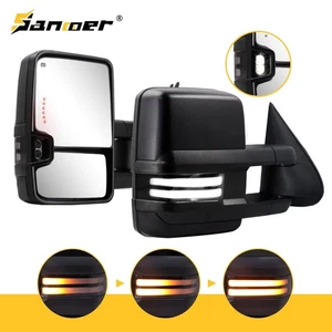 Power Heated Towing Mirrors Switchback for 2003-2007 Chevy Silverado GMC Sierra - Picture 1 of 11