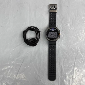 USED Samsung Galaxy Watch 7 Ultra Titanium Gray Band 47mm SM-L705U Mint - Photo 1 sur 6
