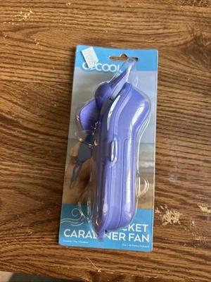 Ventilador de bolsillo O2 Cool con mosquetón incluye batería Foto 1 de 2