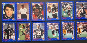 Ottawa Rough Riders - 1991 All World Sports 12 CFL Card Team Lot with Legend - Bild 1 von 2