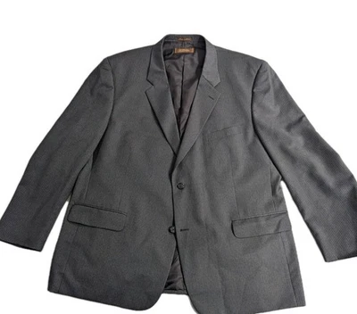 Traje Blazer Chaqueta Rayas 100% Lana Tasso Elba Para Hombre Talla 52R Calidad Premium Foto 1 de 4