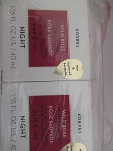 Lot of 2 Korres Wild Rose Vitamin C Brightening Facial Night Cream 40mL - Picture 1 of 6