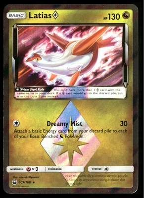 ✅Pokemon Latias Prism Star 107/168 HP130 Sm-Celestial Storm Holo✅Near Mint✅RBAT✅ - Image 1 of 4