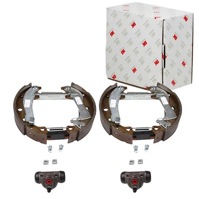 KIT GANASCE FRENO NK ASSE POSTERIORE ADATTE PER RENAULT 18 ESPACE FUEGO TALBOT - Immagine 1 di 3