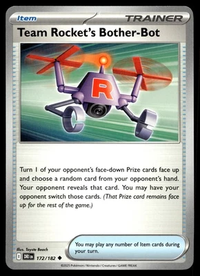 Team Rocket's Bother-Bot 172/182 SV10: Destined Rivals - Image 1 of 2