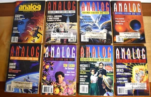 8 Vintage ANALOG Science Fiction and Fact Magazines 1987 - 1994 - Picture 1 of 10