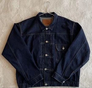 Levi's TYPE 1 JACKET 1936 Model First model Reprint selvedge denim 506XX Size44◎ - Picture 1 of 12