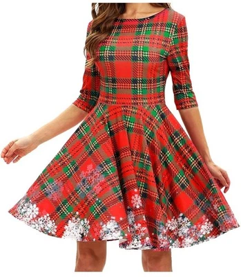 Sister Amy Mujer Galaxia Estampado Elástico Sin Mangas Forma Camisola Patinadora Foto 1 de 4