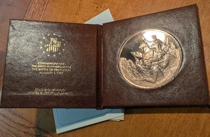 Franklin Mint Solid Bronze Proof Commemorative Victory at Princeton NJ - Picture 1 of 3