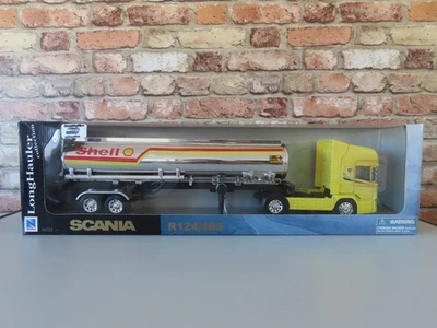 New-Ray Long Hauler Collection Scania R124/400 Shell Tanker 1:32 Scale Model - Image 1 of 4