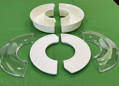 The Pampered Chef Chillzanne Cool Sectional Server Round 2791 Appetizer Tray - Image 1 of 4