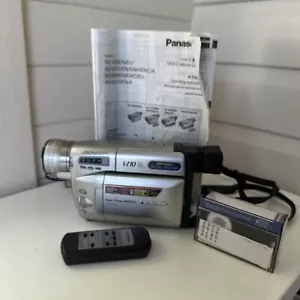 Panasonic NV-VZ10 VHS-C Video Movie Camera Made in Japan UNTESTED No Battery - Picture 1 of 24