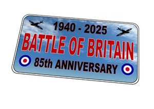 Zweiter Weltkrieg Schlacht um Großbritannien 85. Jahrestag Metallplakette Schlacht um Großbritannien Plakette - Bild 1 von 1