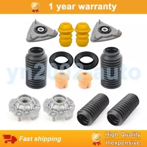 Front Upper Strut Mounts Bearings Bump Stop Plate Kit ForPorsche 911 996 986 987 - Picture 1 of 14