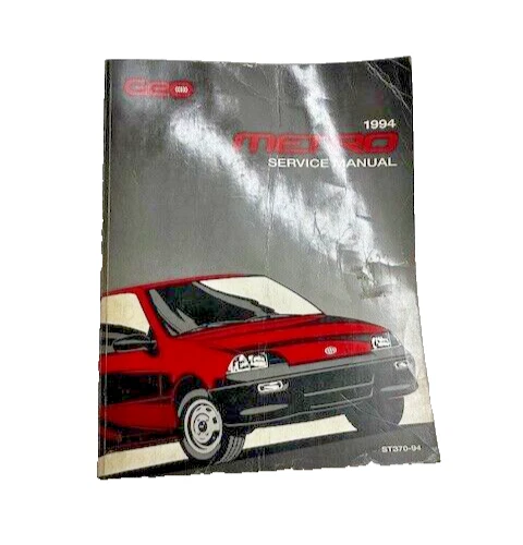 1994 Geo Metro Factory Shop Service Repair Manual SKU27 - Image 1 of 1