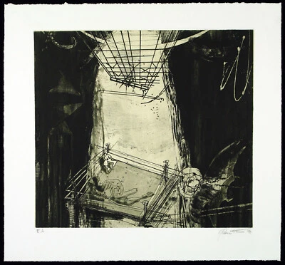 Untitled, 1994. Aquatinta-Radierung von Klaus SCHWEIER (*1956 D), handsigniert - Bild 1 von 2