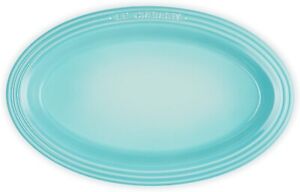 Le Creuset Oval Plate Dish 25cm Stoneware Cool Mint